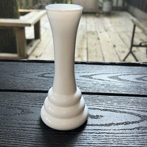 Elegant White Milk Glass Vase